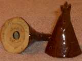 Teepee shakers glazed sorghum borwn